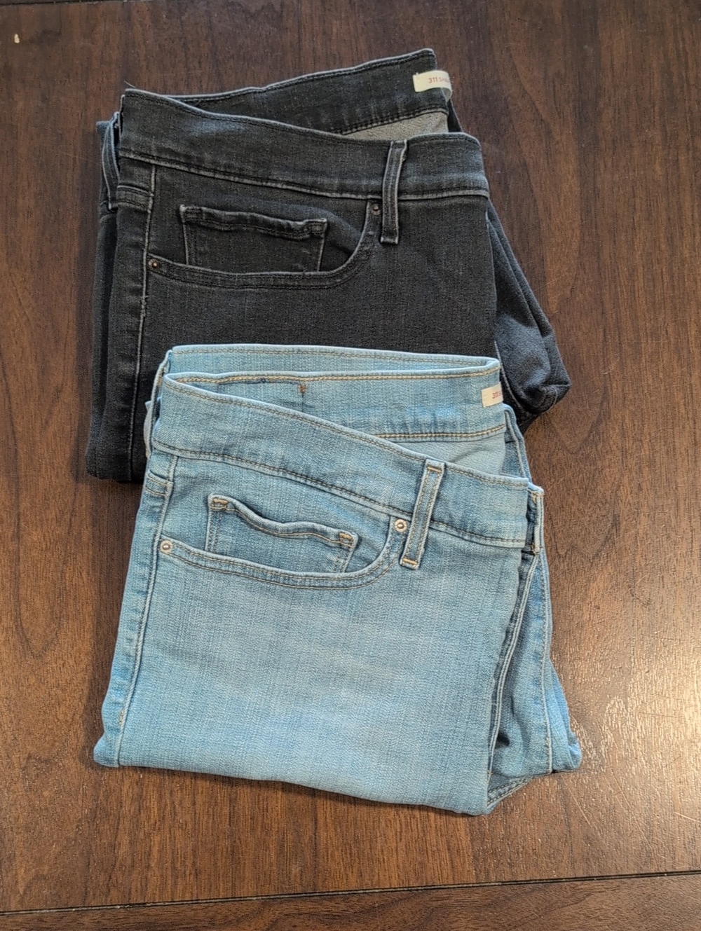 Levi's 311 Skinny Jeans - Blue/Black - 2 Pairs